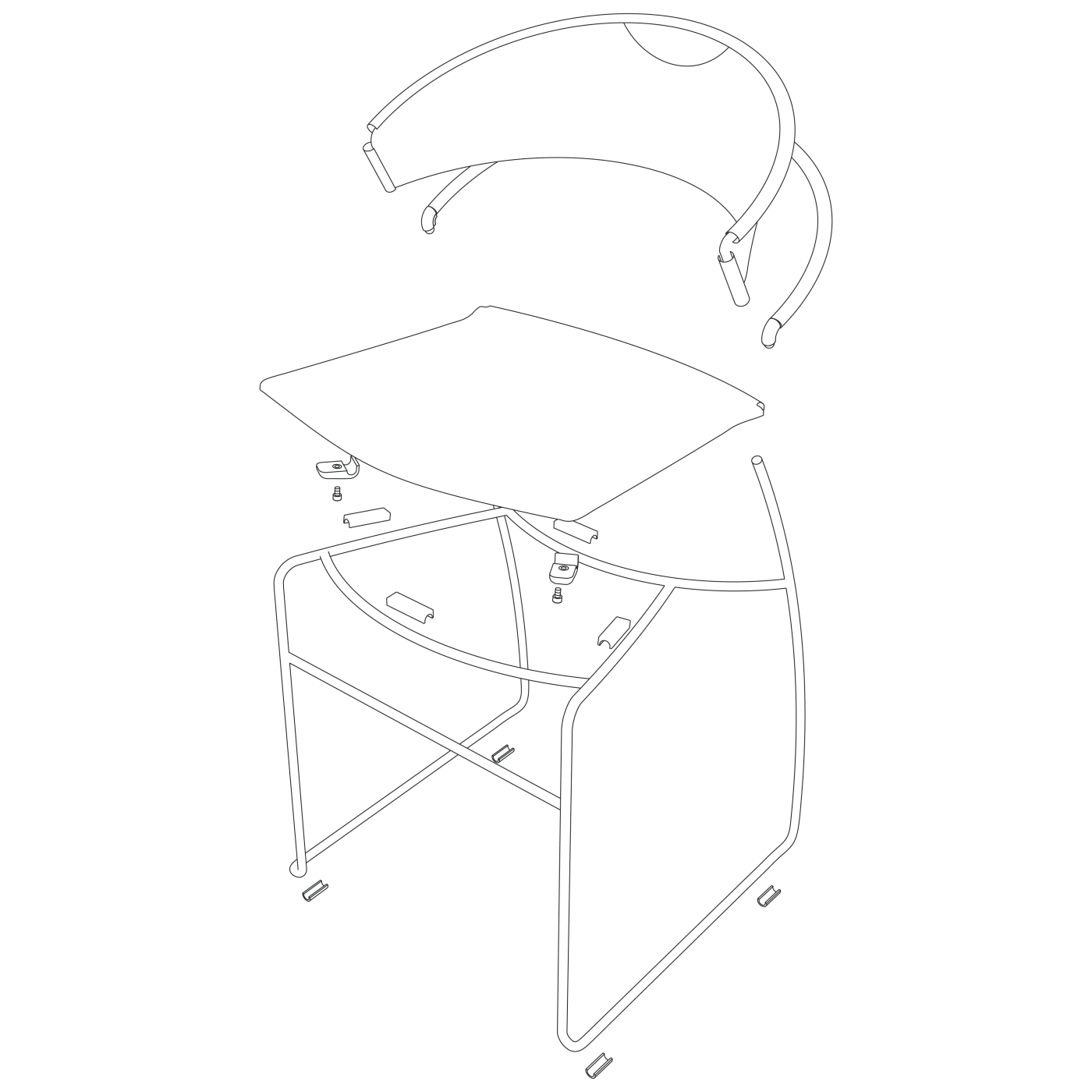 Juliette - Stackable chair - Baleri Italia